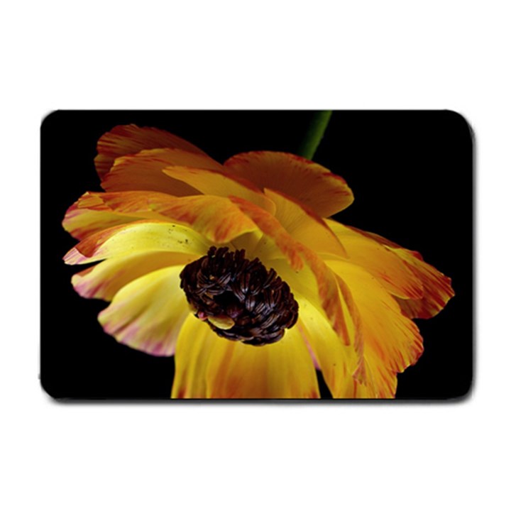 Ranunculus Yellow Orange Blossom Small Doormat 