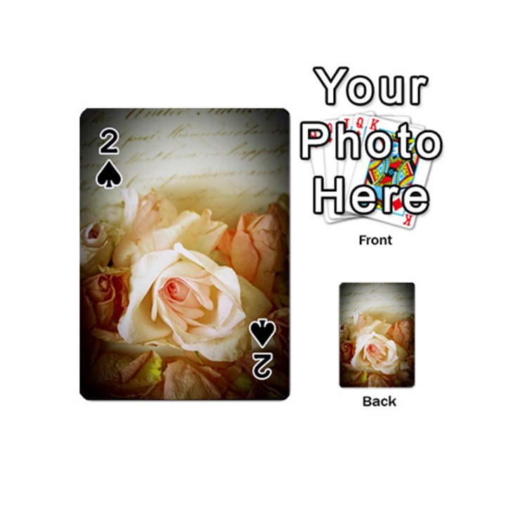 Roses Vintage Playful Romantic Playing Cards 54 (Mini) 