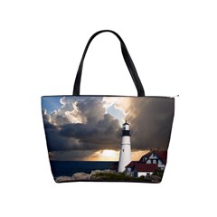 Lighthouse Beacon Light House Shoulder Handbags by Nexatart