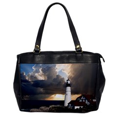 Lighthouse Beacon Light House Office Handbags by Nexatart