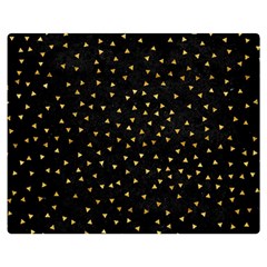 Grunge Pattern Black Triangles Double Sided Flano Blanket (medium)  by Nexatart