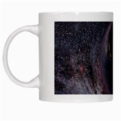 Black Hole Blue Space Galaxy Star White Mugs