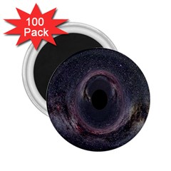 Black Hole Blue Space Galaxy Star 2 25  Magnets (100 Pack)  by Mariart