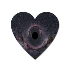 Black Hole Blue Space Galaxy Star Heart Magnet