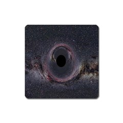 Black Hole Blue Space Galaxy Star Square Magnet