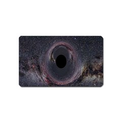 Black Hole Blue Space Galaxy Star Magnet (Name Card)