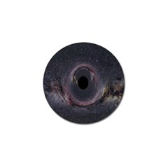 Black Hole Blue Space Galaxy Star Golf Ball Marker