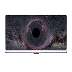 Black Hole Blue Space Galaxy Star Business Card Holders