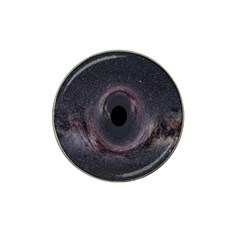 Black Hole Blue Space Galaxy Star Hat Clip Ball Marker by Mariart