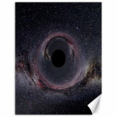 Black Hole Blue Space Galaxy Star Canvas 18  x 24  