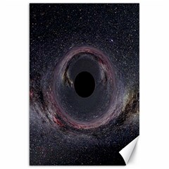 Black Hole Blue Space Galaxy Star Canvas 20  x 30  