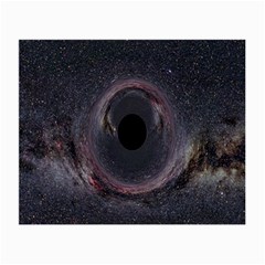 Black Hole Blue Space Galaxy Star Small Glasses Cloth (2-Side)