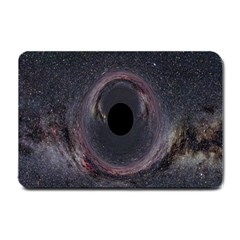 Black Hole Blue Space Galaxy Star Small Doormat 