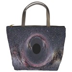 Black Hole Blue Space Galaxy Star Bucket Bags Front