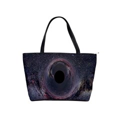 Black Hole Blue Space Galaxy Star Shoulder Handbags