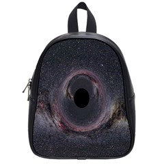 Black Hole Blue Space Galaxy Star School Bag (Small)