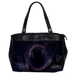 Black Hole Blue Space Galaxy Star Office Handbags