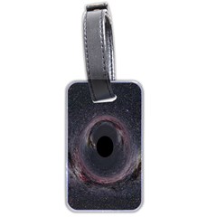 Black Hole Blue Space Galaxy Star Luggage Tags (Two Sides)
