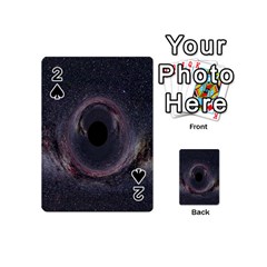 Black Hole Blue Space Galaxy Star Playing Cards 54 (mini) 