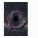 Black Hole Blue Space Galaxy Star Large Garden Flag (Two Sides) Back