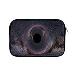 Black Hole Blue Space Galaxy Star Apple iPad Mini Zipper Cases Front