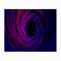 Black Hole Rainbow Blue Purple Small Glasses Cloth (2-side) by Mariart