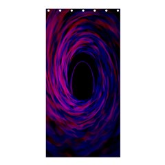 Black Hole Rainbow Blue Purple Shower Curtain 36  X 72  (stall)  by Mariart