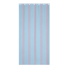 Bleu Pink Line Vertical Shower Curtain 36  X 72  (stall) 