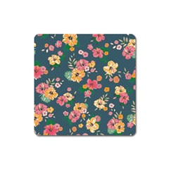 Aloha Hawaii Flower Floral Sexy Square Magnet by Mariart