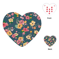 Aloha Hawaii Flower Floral Sexy Playing Cards (heart)  by Mariart