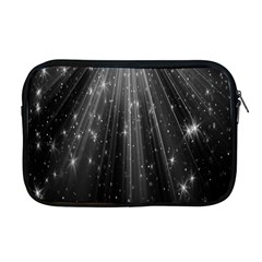 Black Rays Light Stars Space Apple Macbook Pro 17  Zipper Case by Mariart