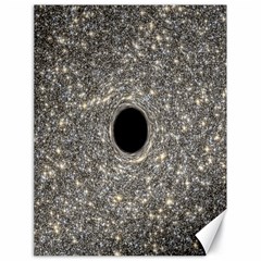 Black Hole Blue Space Galaxy Star Light Canvas 18  X 24  