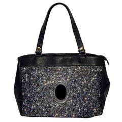 Black Hole Blue Space Galaxy Star Light Office Handbags by Mariart