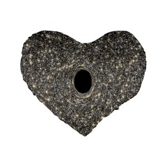 Black Hole Blue Space Galaxy Star Light Standard 16  Premium Flano Heart Shape Cushions by Mariart