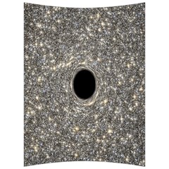 Black Hole Blue Space Galaxy Star Light Back Support Cushion by Mariart