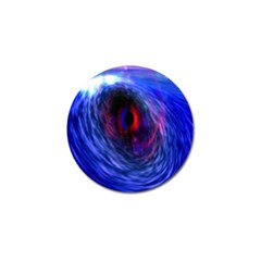 Blue Red Eye Space Hole Galaxy Golf Ball Marker (10 Pack) by Mariart