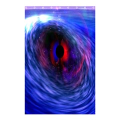 Blue Red Eye Space Hole Galaxy Shower Curtain 48  X 72  (small) 