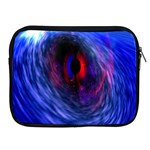 Blue Red Eye Space Hole Galaxy Apple iPad 2/3/4 Zipper Cases Front