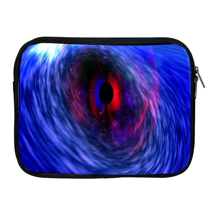 Blue Red Eye Space Hole Galaxy Apple iPad 2/3/4 Zipper Cases