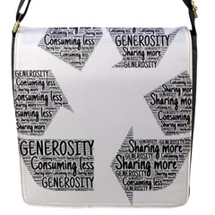 Recycling Generosity Consumption Flap Messenger Bag (s) by Nexatart