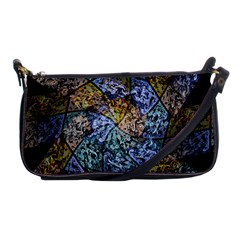 Multi Color Tile Twirl Octagon Shoulder Clutch Bags by Nexatart