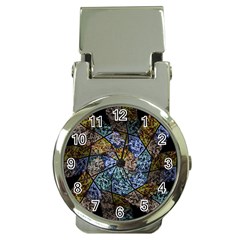 Multi Color Tile Twirl Octagon Money Clip Watches by Nexatart