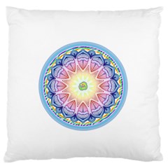 Mandala Universe Energy Om Standard Flano Cushion Case (one Side) by Nexatart