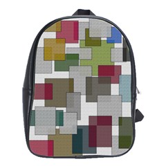 Decor Painting Design Texture School Bag (large) by Nexatart