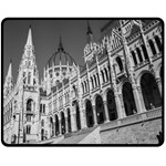 Architecture Parliament Landmark Fleece Blanket (Medium)  60 x50  Blanket Front