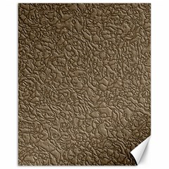 Leather Texture Brown Background Canvas 16  x 20  