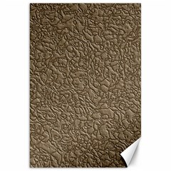 Leather Texture Brown Background Canvas 20  x 30  