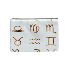 Signs Of The Zodiac Zodiac Aries Cosmetic Bag (medium)  by Nexatart