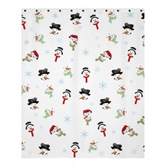 Snowman Pattern Shower Curtain 60  X 72  (medium)  by Valentinaart