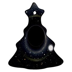 Brightest Cluster Galaxies And Supermassive Black Holes Ornament (christmas Tree)  by Mariart